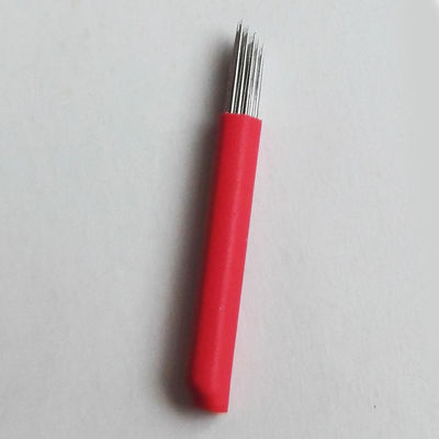 China Round 17RL Fog 3D Emberiory Manual Pen Permanent Makeup Needles Blade for Lip supplier