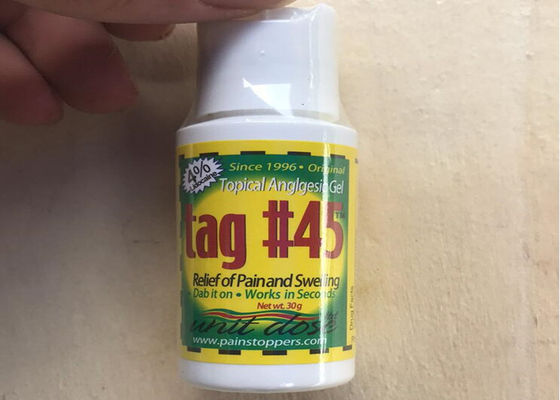 China TAG #45 Topical Anesthetic Gel Eyebrow Numbing Midway Tattooing Piercing Waxing supplier