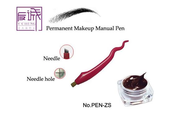 Eyebrow Makeup on Mini Manual Tattoo Pen For Eyebrow Permanent Makeup Lock Pin Device