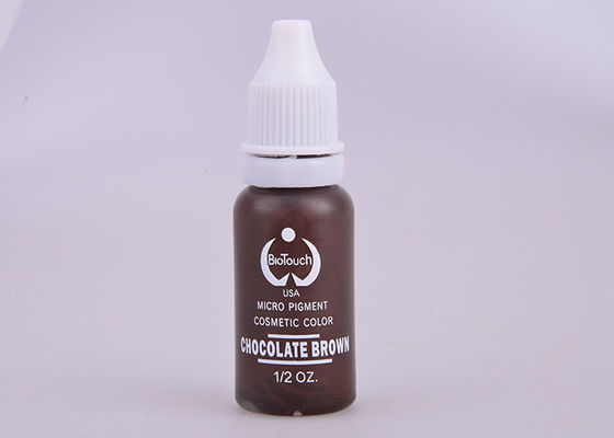 China Chocolate Brown /Light Brown Eternal Tattoo Micro Pigment Emulsion For Brow supplier