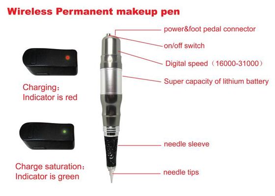 China Custom Tattoo Equipment Wireless Eyebrow Permanent Makeup Pen Tattoo Eyebrow Lip Machine supplier