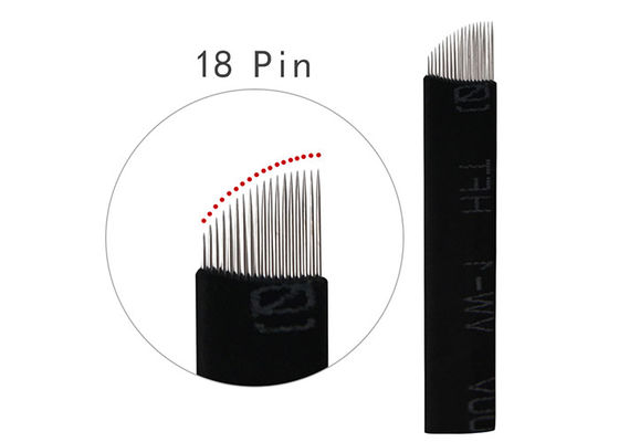 China Nano 18 Pins Disposable Eyebrow Tattooing Needles supplier
