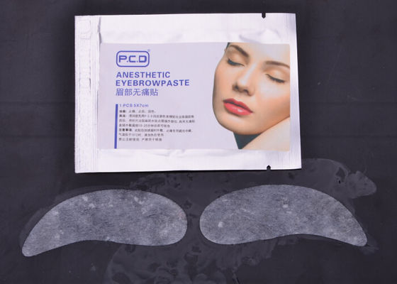China PCD Embroidered Eyebrows Tattoo Numb Cream , Painless Eyebrow Mask supplier