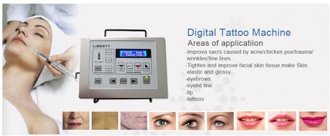 White Lliberty Digital  Permanent Makeup Machine , Taiwan Medical Cosmetic Tattoo Machine 3