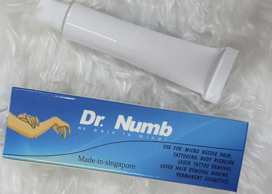 China Professional 10g Tattoo Numb Cream For Waxing , Lidocaine 8% supplier