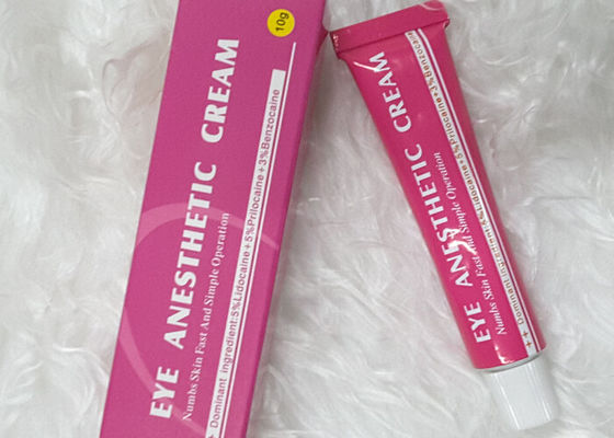 China Eyebrow Eyeliner Topical Anesthetic Cream For Waxing Laser Body Piercings supplier