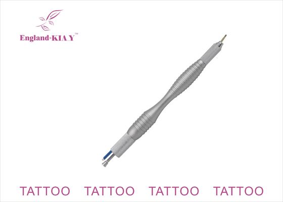 China Aluminum Manual Cosmetic Tattoo Pen / Microblading Pen For Eyebrow Tattoo supplier