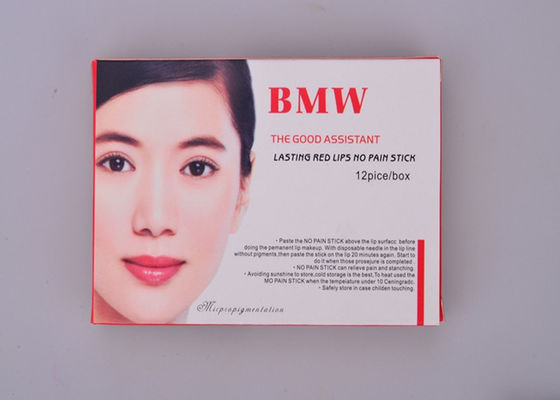 China BMW Topical Anesthetic Cream Lip Stickers For Permanent Make Up Lip Tattoo supplier