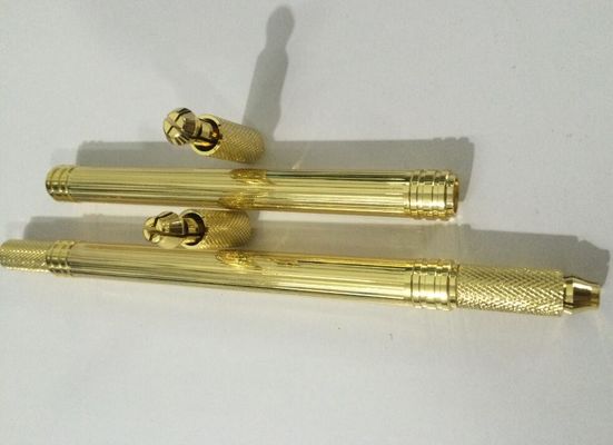 China Aluminum Microblade Eyebrow Pen With Double Head And Manual Tattoo Pen supplier
