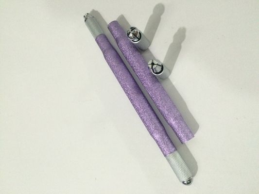 China Silver and Pupler Aluminum Double Head Tattoo Cosmetic Manual Eyebrow Pen supplier