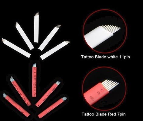 China Tattoo Blade Disposable Permanent Makeup Needles Gamma Ray Sterilization supplier