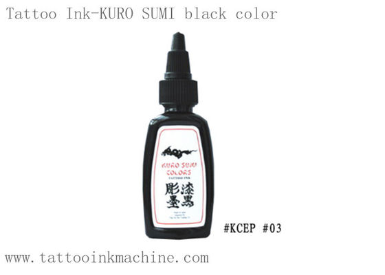 China 1OZ True Black Color Eternal Tattoo Ink OEM Kuro Sumi For Tattooing Body supplier