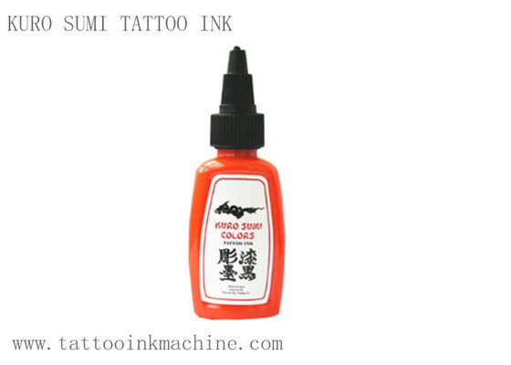 China Orange Color Eternal Tattoo Ink Kuro Sumi OEM For Body Tattooing supplier