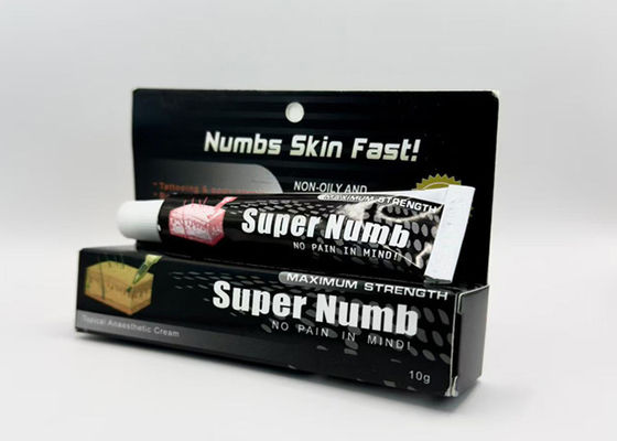 China 10G Permanent Makeup Super Numb Tattoo Anesthetic Cream For Eyebrow / Lip/Eyeliner supplier