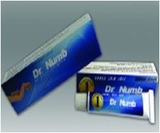 China Permanent Makeup Tattoo Anesthetic Cream , Blue Dr Numb Cream supplier