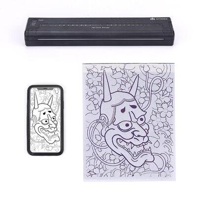 China 12000mAh Mini Tattoo Stencil Printer Thermal Copier Machine Wireless Transfer Printer Tattoo Printer Machine supplier
