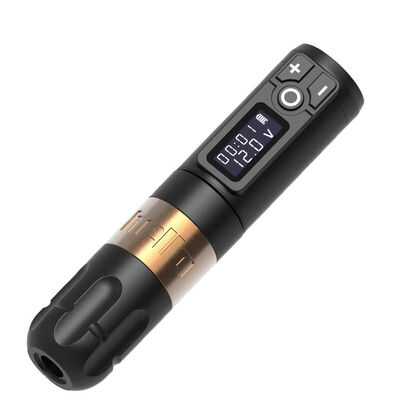 China Ambition Soldier Digital Display Electric Tattoo Gun Wireless Machine Rotary Tattoo Pen Machine for Tattoo Artist supplier