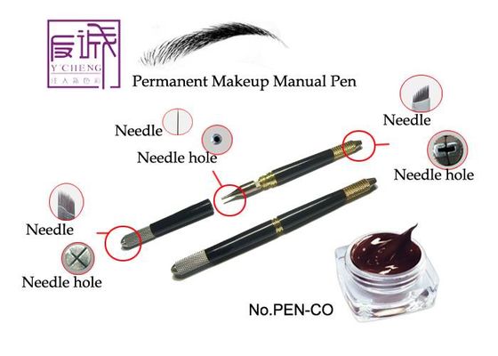 China Handmade Stainless Steel Lock-needle Device Eyebrow Operation Manual Tattoo Pen supplier