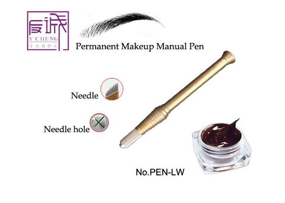 China Handmade Manual Tattoo Pen for Permanent Makeup and Eyebrow Operation supplier