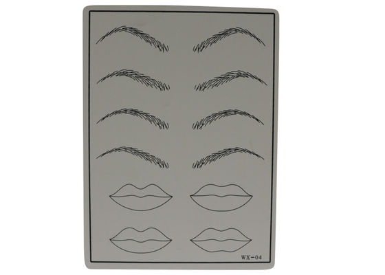 China Custom Artificial Eyebrow Tattoo Practice Skins with Skin Texture supplier