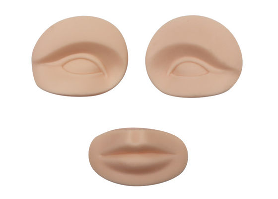 China Permanent Makeup Rubber Fake Tattoo Practice Skins Dermis Lips supplier