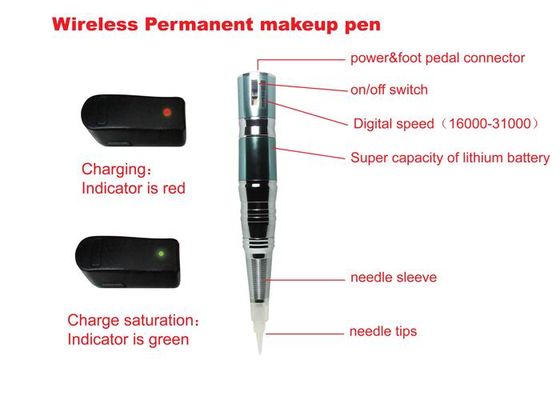 China Semi Permanent Electric Wireless Lip Permanent Makeup Pen Eyebrow Tattooing Machine supplier