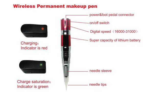 China Professional Tattoo Machine Wireless Lip Permanent Makeup Pen Cosmetic Beauty Tatoo Gun supplier