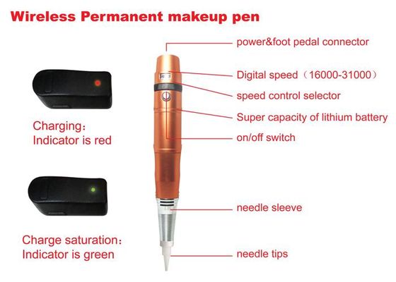 China OEM Lip and Eyebrow Permanent Tattoo Design Equipment Tattoo Pen supplier