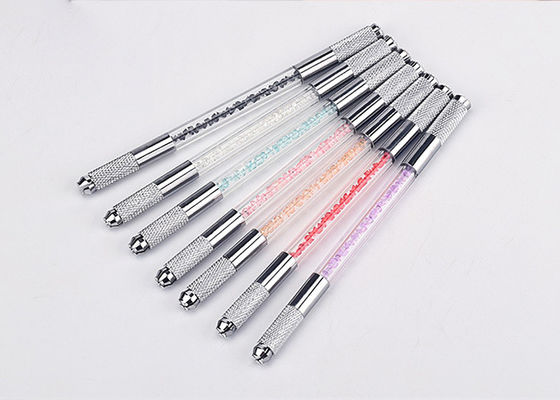 China Double Head Crystal Eyebrow Microblading Needle Permanent Makeup Pen supplier