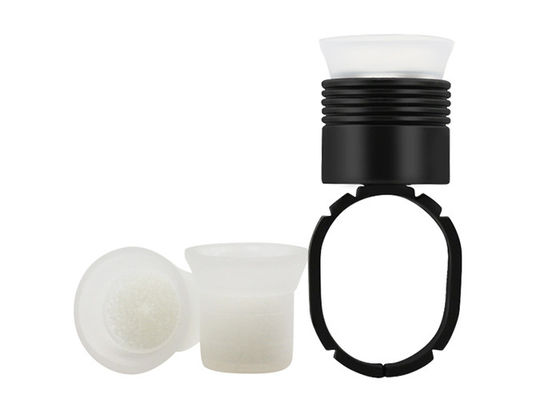 China Black Ink Ring Cup With Sponge Tattoo Equipment Supplies supplier