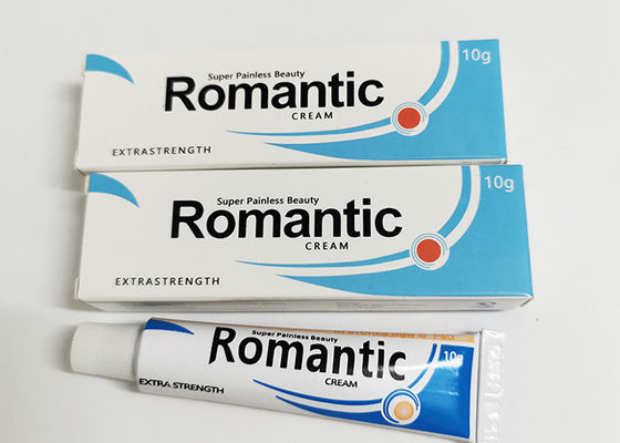 China 10G Romantic White Color Eyebrow Tattoo Numbing Cream supplier