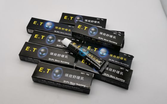 China Black E.T Painless 10g 39.9% Tattoo Numbing Cream supplier