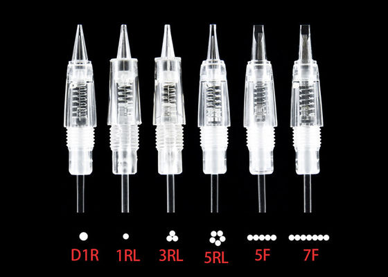 China Screw 1R 3R 5R 5F 7F Cartridge Permanent Makeup Needles supplier