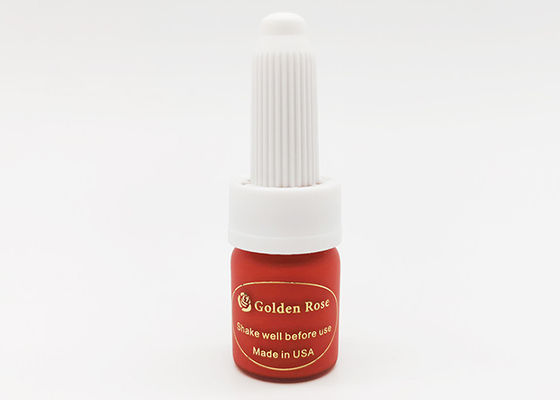 China 5ML Bright Red Natural Lip Eternal Tattoo Ink For Eyebrow supplier