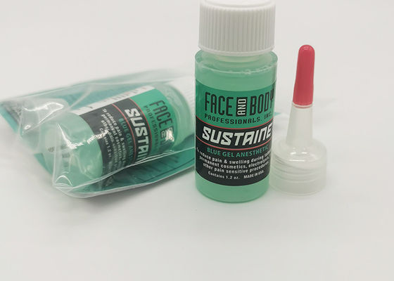 China Body And Face Sustaine Blue Tattoo Anesthetic Numbing Gel supplier