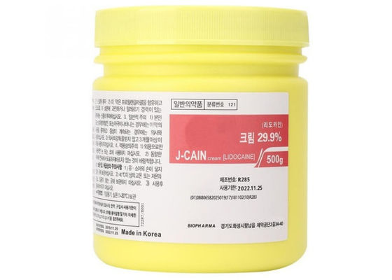 China 29.9% Lidocaine J-CAIN Anesthetic Fast Skin Tattoo Numb Cream 500G supplier