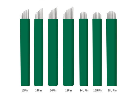 China Nano 0.16MM Thin Eyebrow Microblading Permanent Makeup Needles supplier