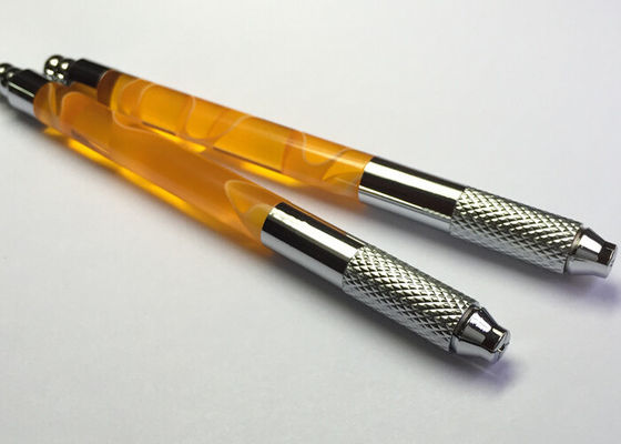 China Microblading Pen Tattoo Machine Pink / Purple / White 110MM Permanent Tattoo Pen supplier
