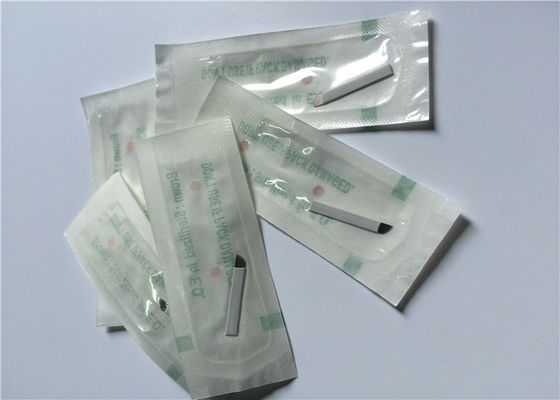 Eyebrow Embroidery Tattoo Microblading Needles , Permanent Makeup Tattoo Blade supplier