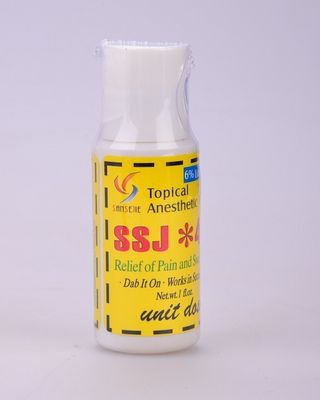 6% SSJ 48 Tattoo Anesthetic Gel For Lip Tattoo , Topical Numbing Cream supplier