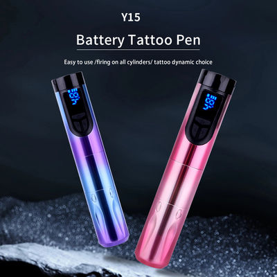 14500mAh Reserve Battery Power Wireless Tattoo Machine with LCD Display and Replaceable Battery Aircraft Aluminum Design supplier