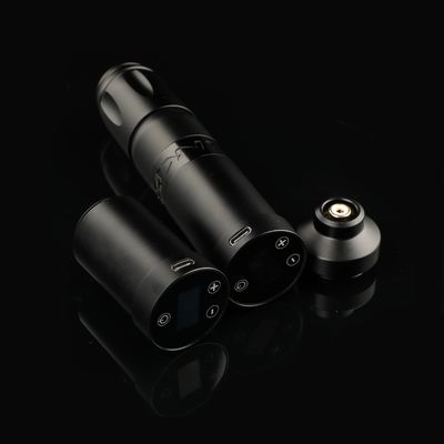 Stainless Steel 1800mAh NARW Wireless Tattoo Machine 1-OLED Display Touch Screen Battery Rotary Tattoo Gun Tattoo Pen with Power RCA supplier