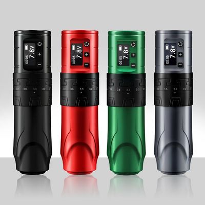 1500mAh Wireless Tattoo Gun INKONE SABER Coreless Tattoo Machine Pen Powerful Motor Long Stroke 4.2mm Aircraft Aluminum supplier