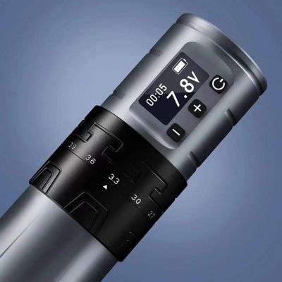 1500mAh Wireless Tattoo Gun INKONE SABER Coreless Tattoo Machine Pen Powerful Motor Long Stroke 4.2mm Aircraft Aluminum supplier