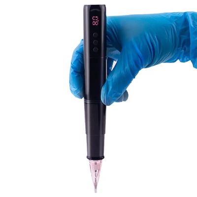 Scalp Micropigmentation Eyebrow Eyeline Lip Rotary Tattoo Cartridges Pen Stainless Steel with Electric Battery Power Supply supplier