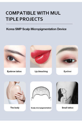 Electric Type SMP Scalp Micropigmentation Device with Permanent Makeup and Swiss Motor Tattoo Machine in Black Blue supplier