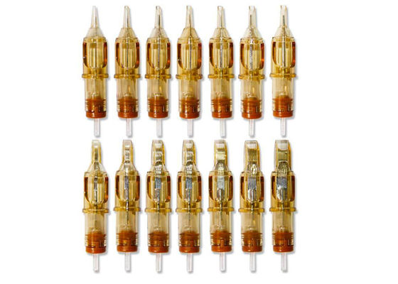 20Pcs/Box Yellow  Cartridge Tattoo Eyebrow  Permanent Makeup Needles supplier