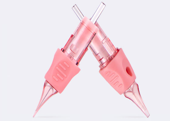 Pink Professional Permanent Makeup Cartridge Needles supplier