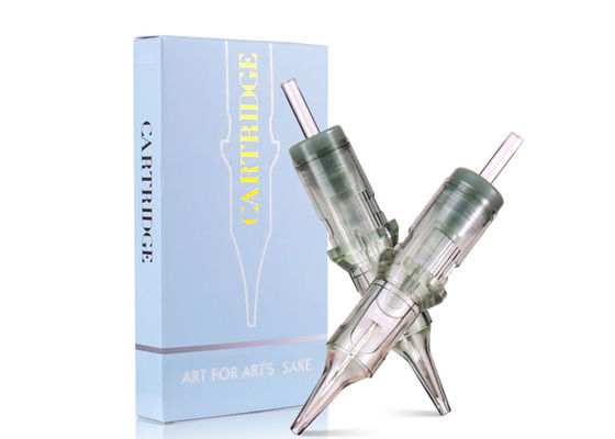 Stainless Steel Semi Permanent Makeup Needles in Green Color supplier