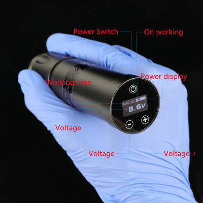 INKONE NARW Brand Digital LCD Touch Screen Display 1800mAh Battery Tattoo Pen Micropigmentation Machine Wireless Tattoo Machine supplier